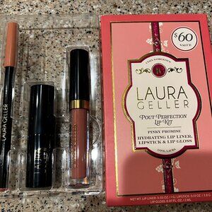 Laura Geller Set  with lip liner. lipstick and lip gloss!! NEW